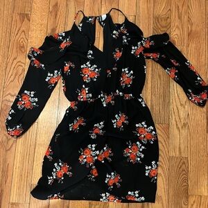 Floral & Ruffle Cut-Out Sundress